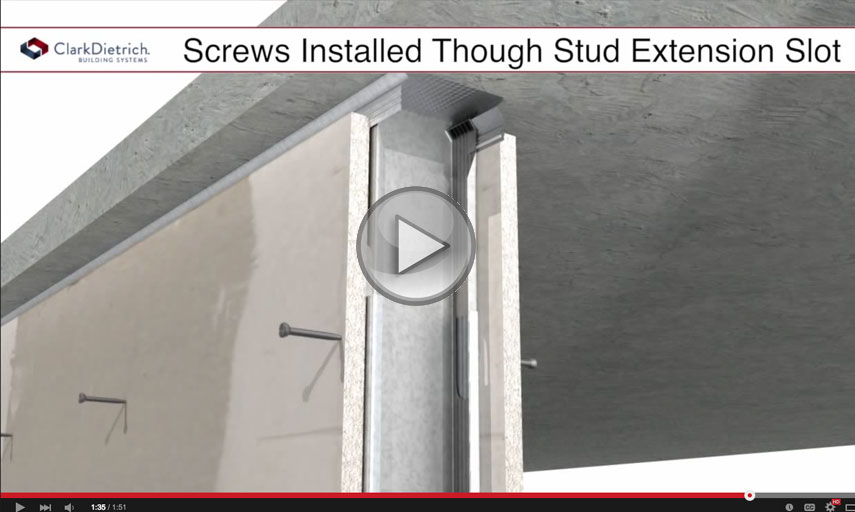 ClarkDietrich TRAKLOC® Drywall Framing System Animated Video