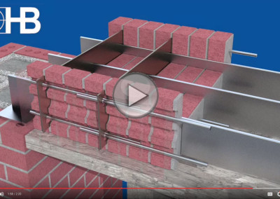 3d Animated Installation Video – H-B Concealed Lintels