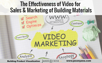 The effectiveness of video for building material sales and marketing online