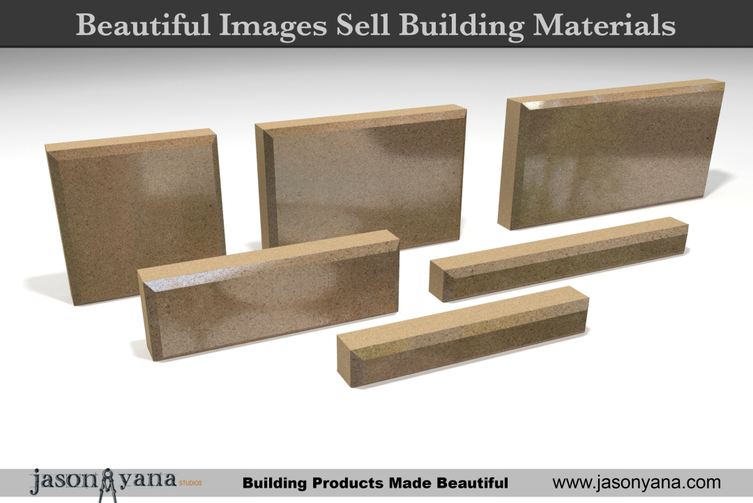 Polished Cast Stone 3d Renderings