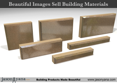 Polished Cast Stone 3d Renderings