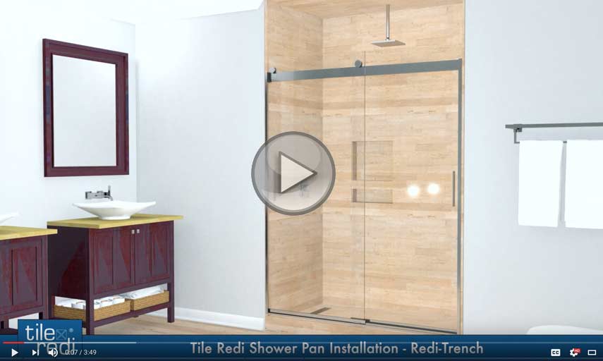 Tile-Redi Animated Installation Video – Redi-Trench