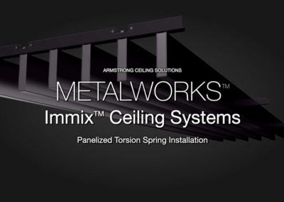 METALWORKS Immix Ceiling System Animation