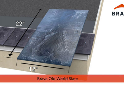 Brava Slate Field Tile Installation