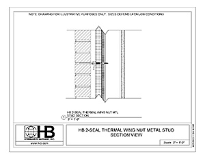 2-seal-Thermal-Wingnut-MtlStud-Section-300