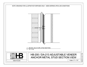 HB-200-DA-213-metal-stud-backup---section-view-300