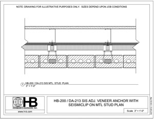 HB-200 DA-213 SIS MTL STUD PLAN